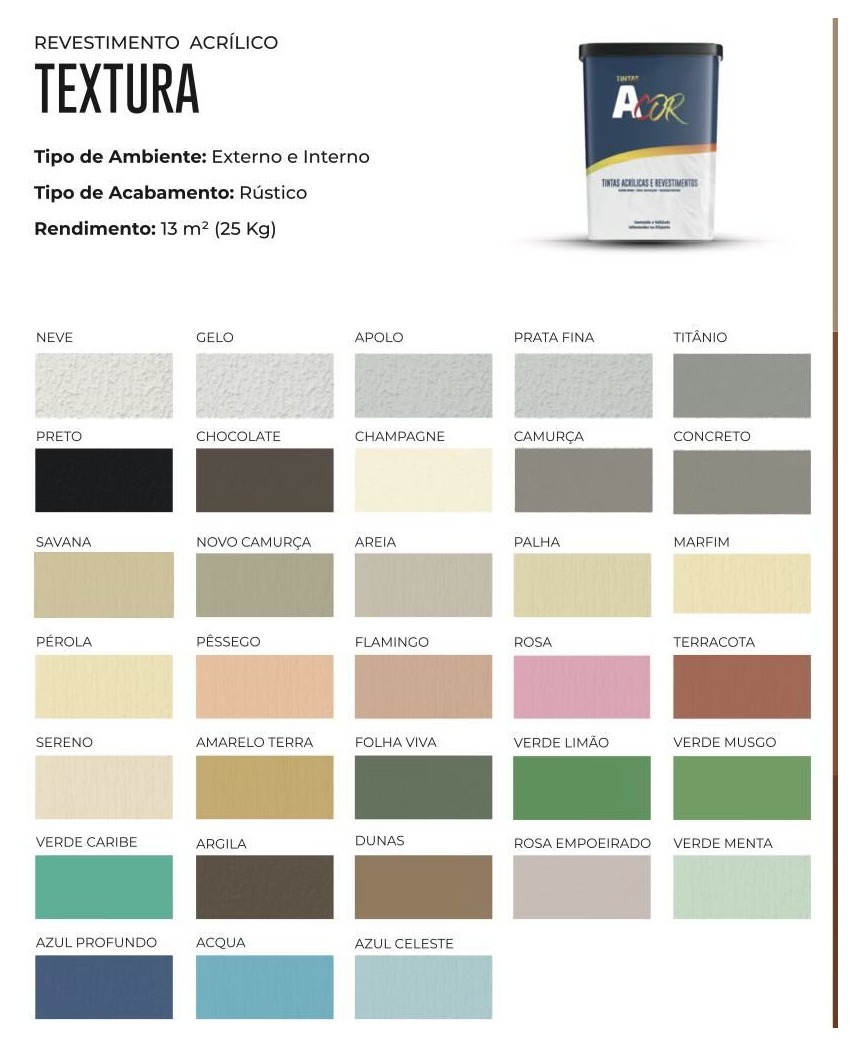 Referência visual de textura A Cor Tintas